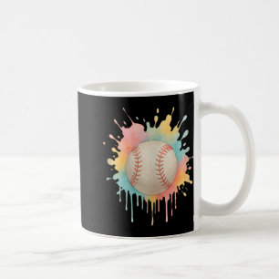 Caneca De Café Estilo Colorido Da Rua De Basquete Com Dri De Graf