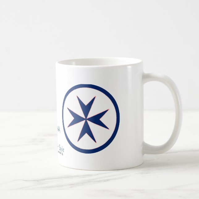 Caneca De Café Estilo Corsário Azul (Direita)