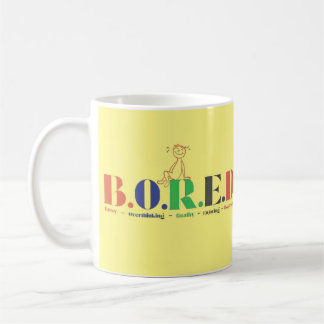 Caneca De Café Estilo da sigla B.O.R.E.D.