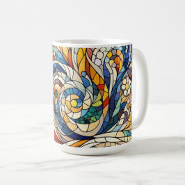 Caneca De Café Estilo de Arte Mosaica