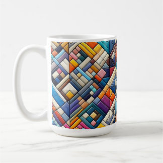 Caneca De Café Estilo de Arte Mosaica