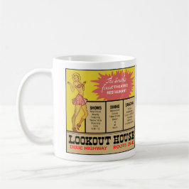 Caneca De Café Estilo de design Retro Cincinnati Lookout House