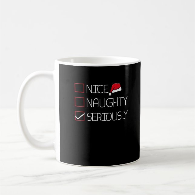 Caneca De Café Estilo de Natal Moderno Simpático e Malicioso (Esquerda)