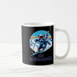 Caneca De Café Estilo De Retro Estilo Raccoon Em Indianápolis Ind