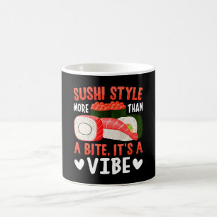 Caneca De Café Estilo de Sushi Mais do que uma Mordida