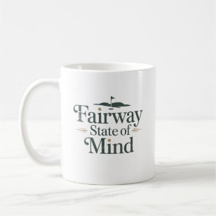 Caneca De Café Estilo de Vida Clássico de Golfe Fairway State Of