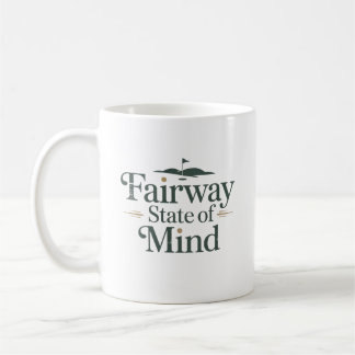Caneca De Café Estilo de Vida Clássico de Golfe Fairway State Of 