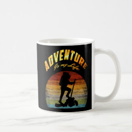 Caneca De Café Estilo de Vida de Aventura Moderno