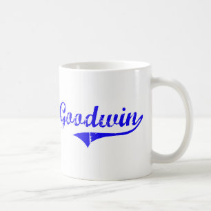 Caneca De Café Estilo do clássico do sobrenome de Goodwin