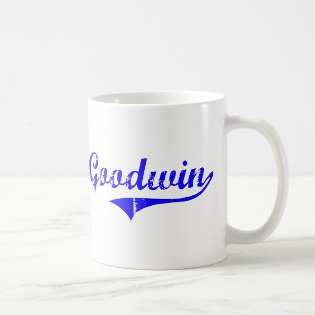 Caneca De Café Estilo do clássico do sobrenome de Goodwin (Direita)