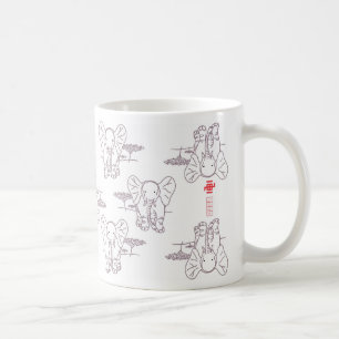 Caneca De Café Estilo do elefante