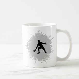 Caneca De Café Estilo do Scribble de Pong do sibilo