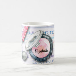 Caneca De Café Estilo elegante dos cosméticos da beleza do