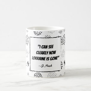 Caneca De Café Estilo engraçado de letras inauditas 80