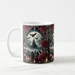 Caneca de café estilo gótico