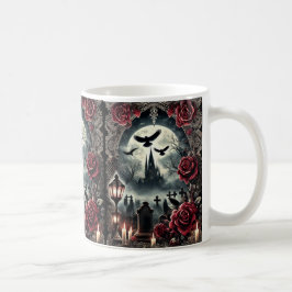 Caneca de café estilo gótico