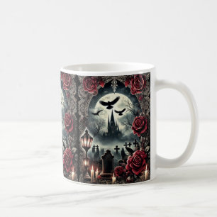 Caneca de café estilo gótico