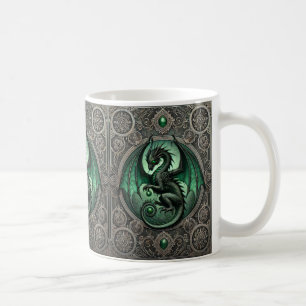 Caneca de café estilo gótico