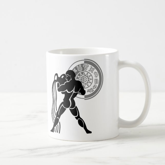 Caneca De Café Estilo grego Aquarius é o homem a despejar água (Direita)