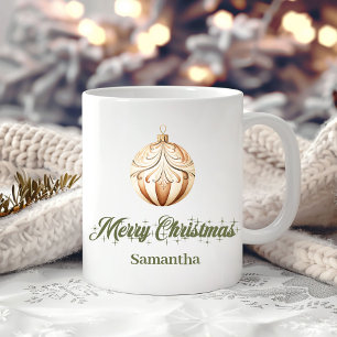 Caneca De Café Estilo nórdico neutro terroso elegante nome person