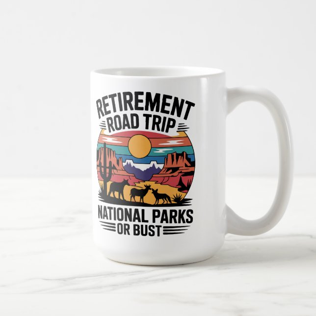 Caneca De Café Estilo Ocidental dos Parques Nacionais da Viagem d (Direita)