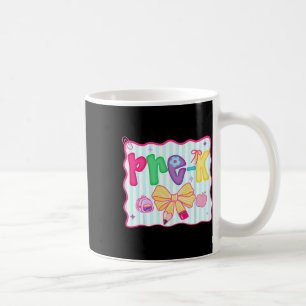 Caneca De Café Estilo Preppy de Volta às Aulas Pré-escolar Laço F