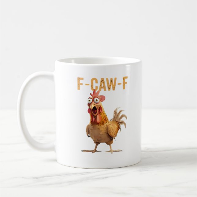 Caneca De Café Estilo Retro Clássico F-Caw-F (Esquerda)