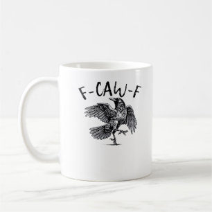 Caneca De Café Estilo Retro Clássico F Caw F Corvo