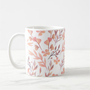 Caneca De Café Estilo retrorado com mão desenhada sem soldadura.
