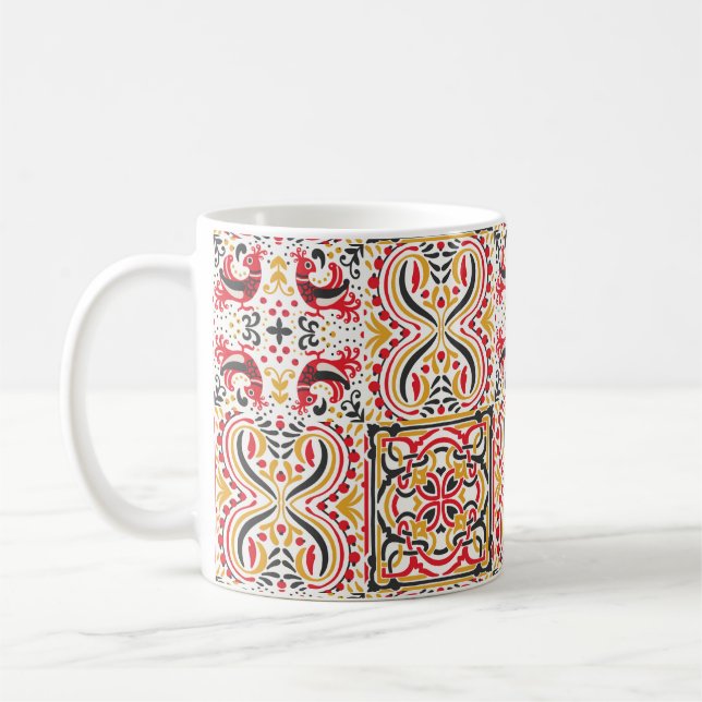 Caneca De Café Estilo russo Boho Chic (Esquerda)