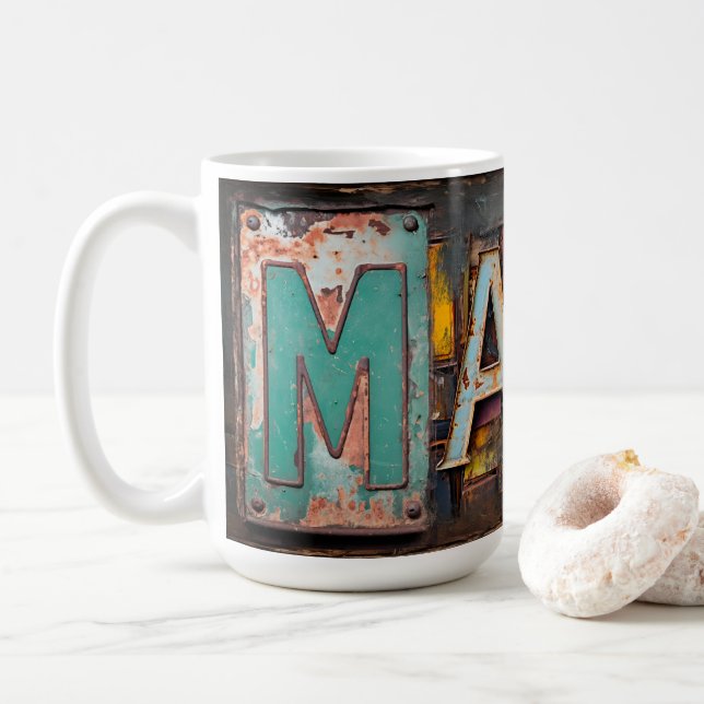 Caneca De Café Estilo Russo da MAMA (Com Donut)