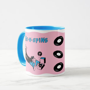 Caneca de café estilo "Tune Tote" Sips 'n' Spins