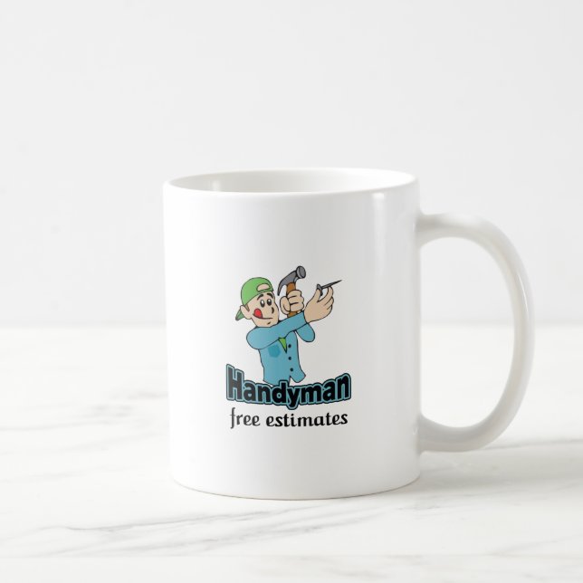 CANECA DE CAFÉ ESTIMATIVAS GRATUITAS DO MANDYMAN (Direita)
