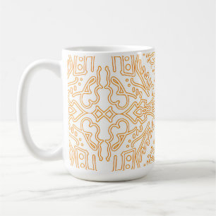 Caneca De Café Estojo de telefone / iPad em Damasco Dourado de Fl