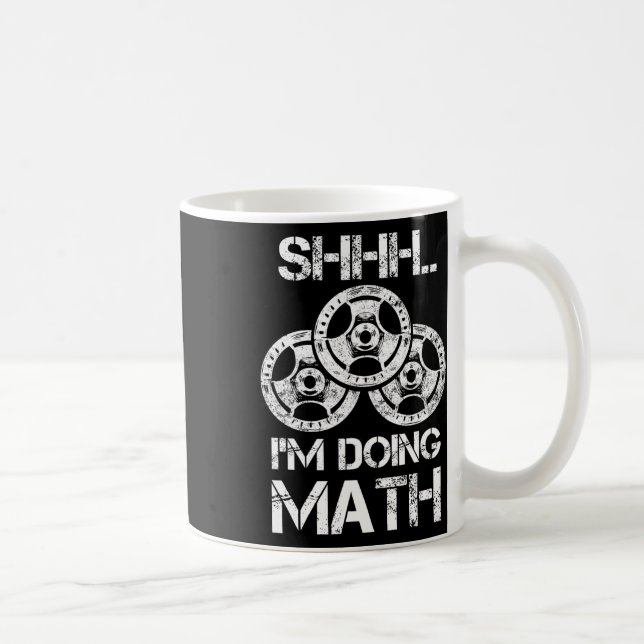 Caneca De Café Estou a fazer um trabalho de educação matemática (Direita)