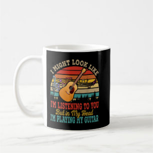Caneca De Café Estou a ouvir-te, mas na minha cabeça estou a toca