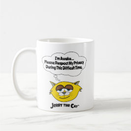 Caneca De Café Estou acordado, por favor, respeite minha privacid