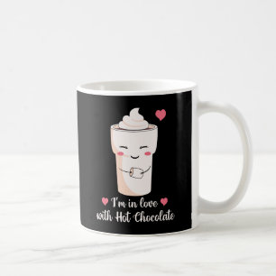 Caneca De Café Estou apaixonado por chocolate quente