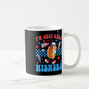 Caneca De Café Estou Aqui Apenas Para As Salsichas Engraçado 4 De