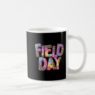 Caneca De Café Estou aqui para o dia do campo, Leopard Tie Dye no