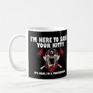 Caneca De Café Estou aqui para salvar seu Gatinho, Engraçado Bomb