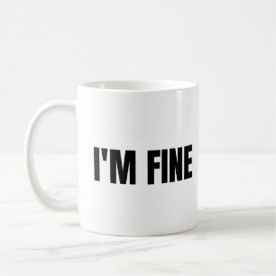Caneca De Café Estou Bem