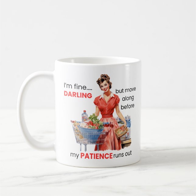 Caneca De Café Estou bem... Querido (Esquerda)