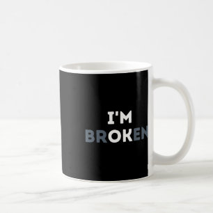 Caneca De Café Estou bem, sou invisível para a saúde mental