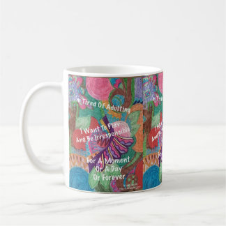 Caneca De Café Estou Cansado De Adultar