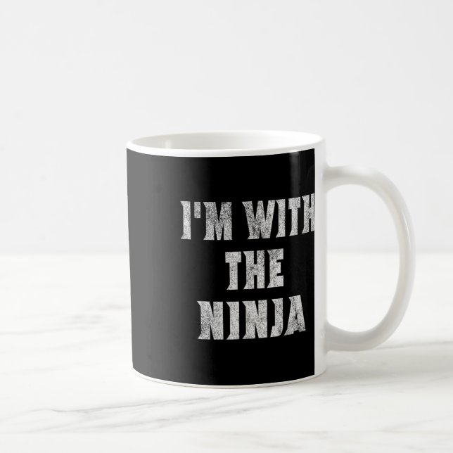 Caneca De Café Estou com a fantasia do Dia das Bruxas (Direita)