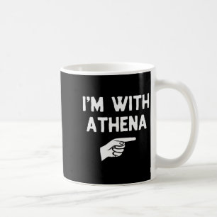 Caneca De Café Estou Com Athena Fantasia Engraçada de Halloween C