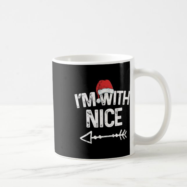 Caneca De Café Estou com Casais de Natal bonitos (Direita)