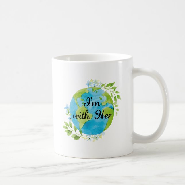 Caneca De Café Estou com ela (Direita)