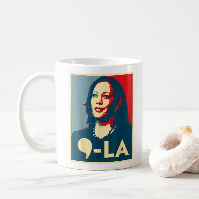 Caneca De Café Estou Com Ela Kamala Vote Presidente Kamala-Harris (Com Donut)